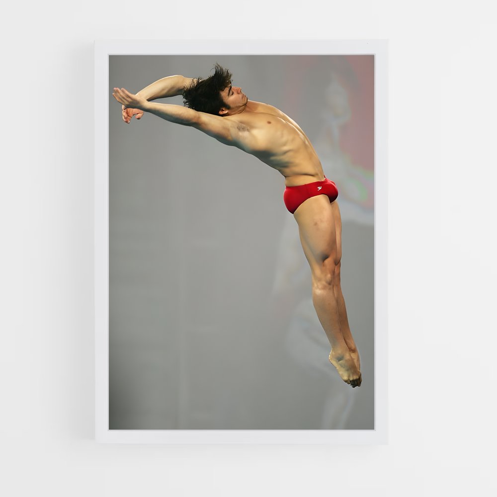 Poster Saut Olympique – affiche Jeux Olympiques (vue 3)